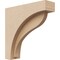 Ekena Millwork 3"W x 12"D x 12"H Thin Helena Rough Cedar Woodgrain TimberThane Corbel, Primed Tan CORUR03X12X12HELRCPR - alternate 1